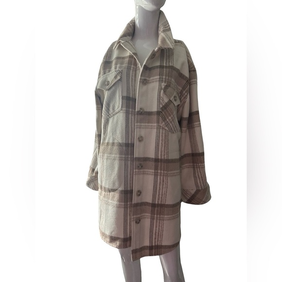 Gentle Fawn Tan and White Utility Jacket - Picture 4 of 6